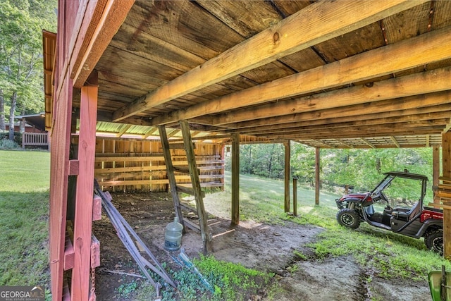 805 Quail Cove Cir, Warne, NC 28909 - view of yard featuring an exterior structure