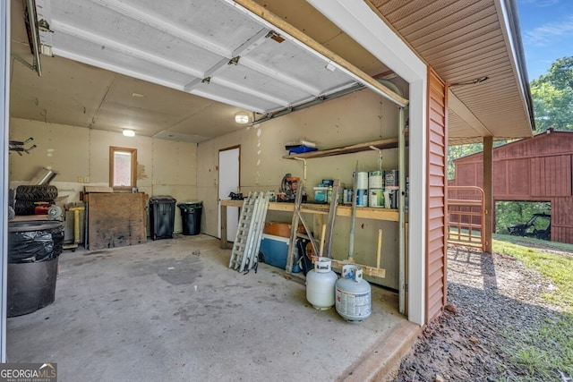 805 Quail Cove Cir, Warne, NC 28909 - view of garage