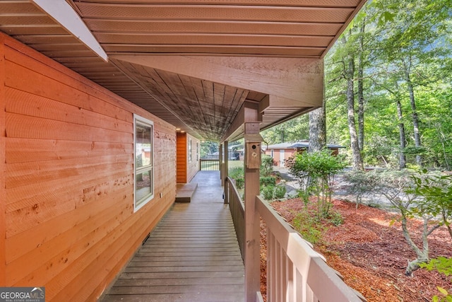 805 Quail Cove Cir, Warne, NC 28909 - view of wooden terrace