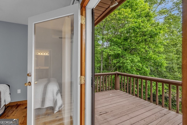 805 Quail Cove Cir, Warne, NC 28909 - view of deck