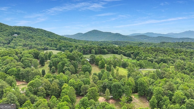 805 Quail Cove Cir, Warne, NC 28909 - view of mountain backdrop featuring a forest