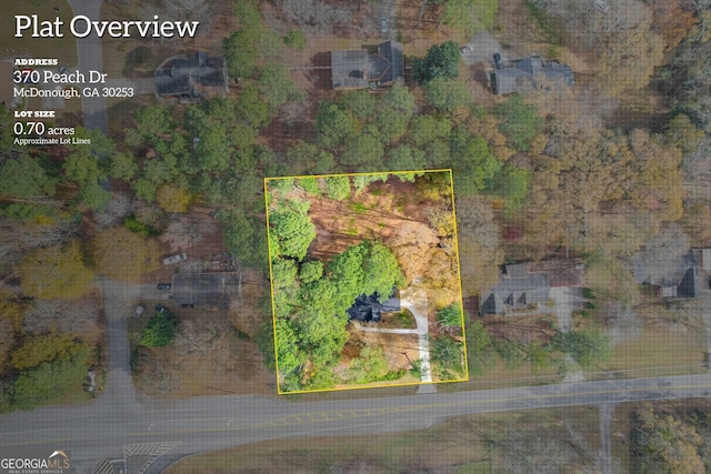 view of birds eye view of property