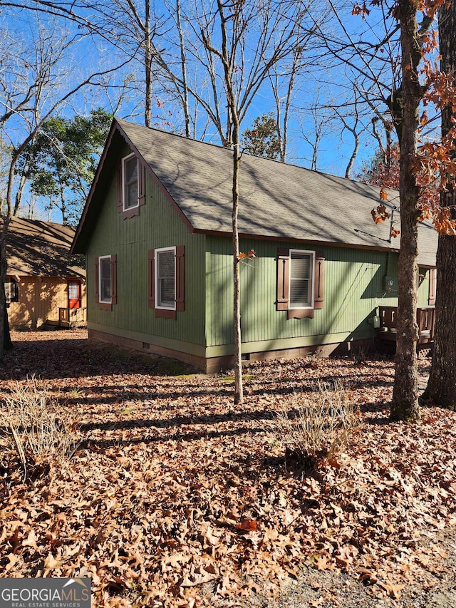 view of home's exterior