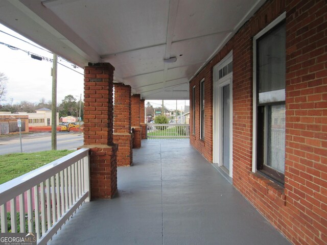 4154 Houston Ave, Macon, GA 31206 - view of patio featuring a porch