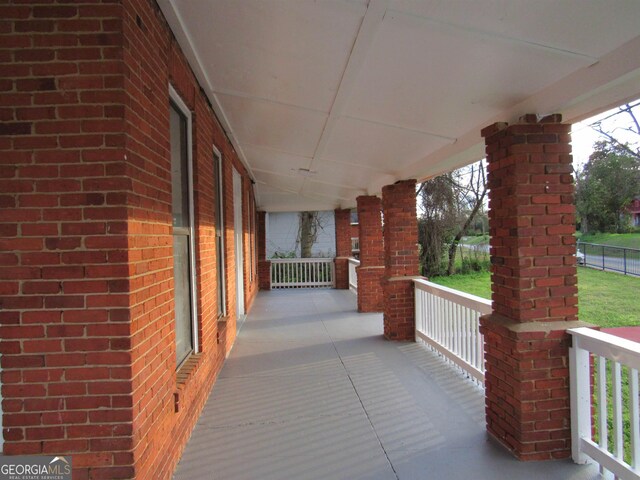 4154 Houston Ave, Macon, GA 31206 - view of patio / terrace with a porch