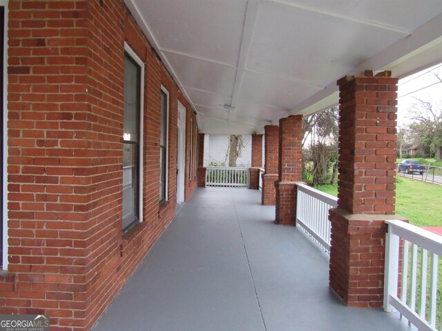 4154 Houston Ave, Macon, GA 31206 - view of patio / terrace featuring covered porch