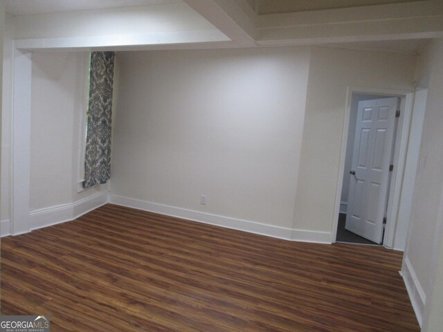 4154 Houston Ave, Macon, GA 31206 - spare room with dark wood finished floors and baseboards