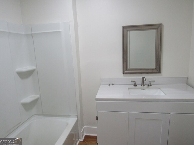 4154 Houston Ave, Macon, GA 31206 - full bathroom with vanity and bathing tub / shower combination