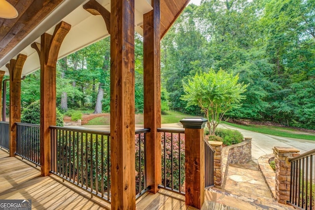 228 Harris Rd, Jackson, GA 30233 - view of wooden deck