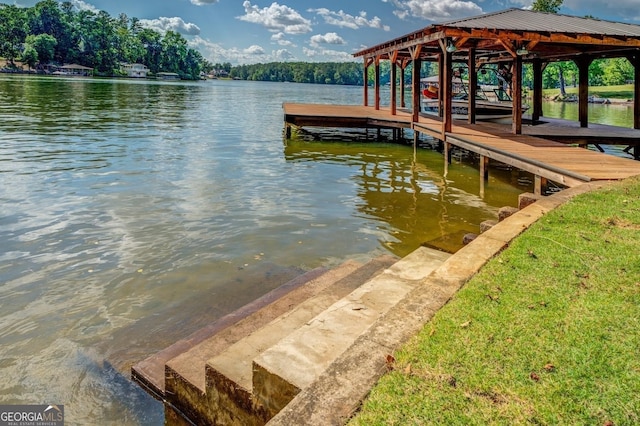 228 Harris Rd, Jackson, GA 30233 - dock area with a water view