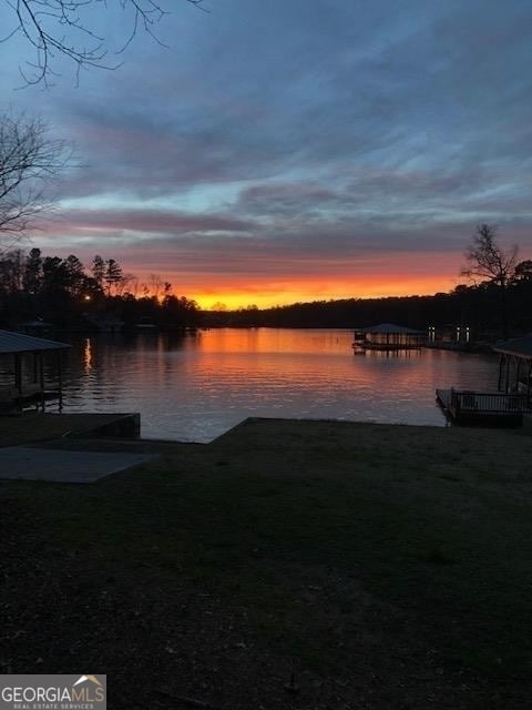 228 Harris Rd, Jackson, GA 30233 - property view of water with a dock