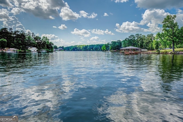 228 Harris Rd, Jackson, GA 30233 - water view with a gazebo