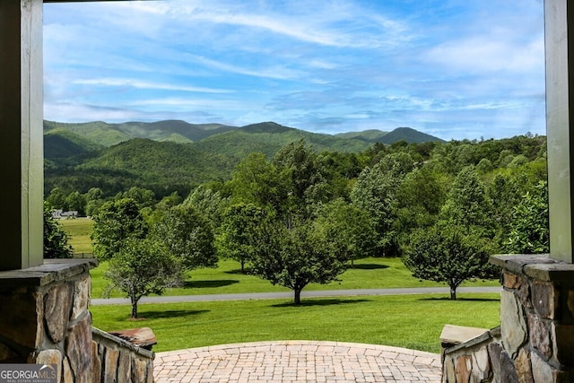 property view of mountains