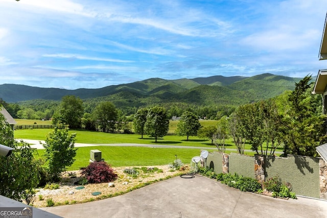 property view of mountains