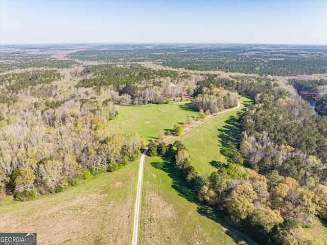 view of aerial view