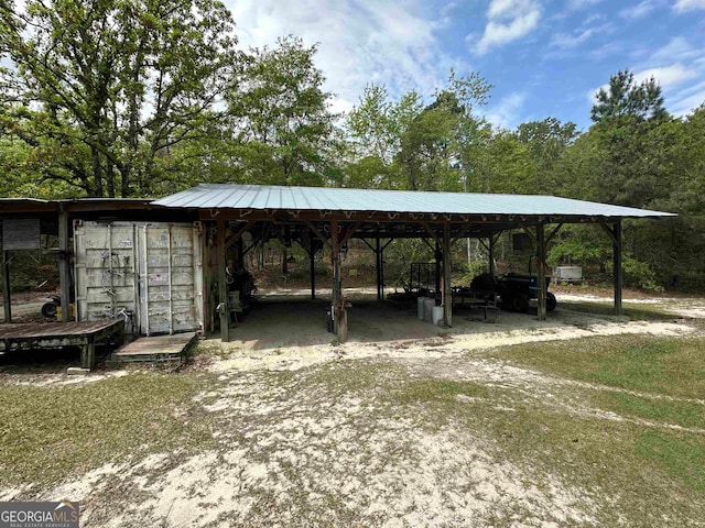 surrounding community with an outdoor structure