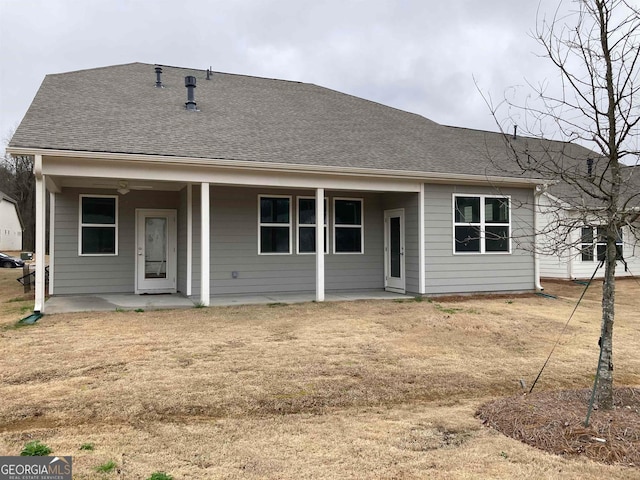 view of rear view of property