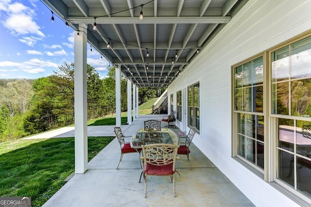 view of patio