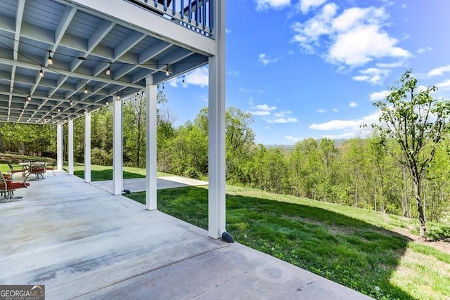 view of patio