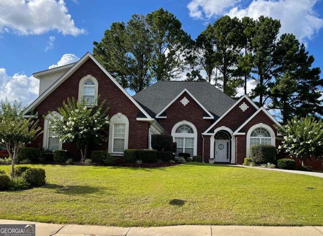 view of property with a front yard