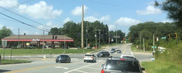 view of road