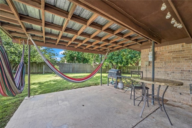 3108 Bluestem Dr, College Station, TX 77845 - view of patio / terrace featuring grilling area