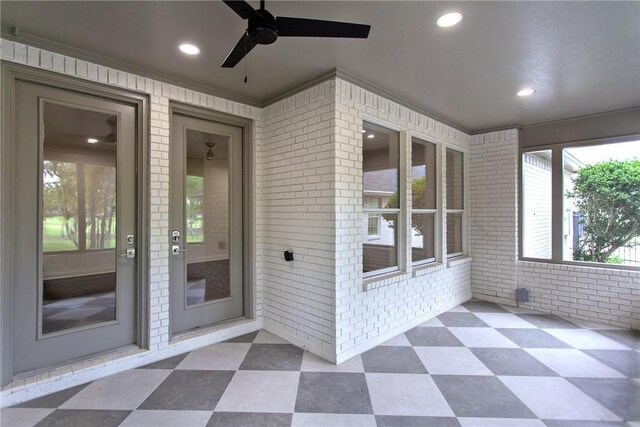 1107 Royal Adelade Dr, College Station, TX 77845 - bathroom with wallpapered walls and vanity
