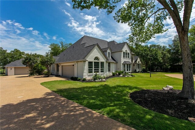 1107 Royal Adelade Dr, College Station, TX 77845 - property entrance with brick siding and a balcony
