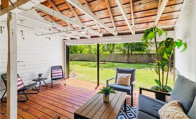 1017 Milner Dr, College Station, TX 77840 - deck with an outdoor hangout area