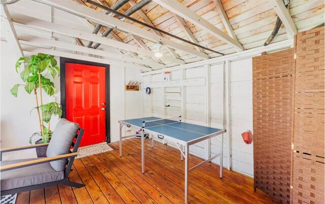 1017 Milner Dr, College Station, TX 77840 - game room featuring hardwood / wood-style floors