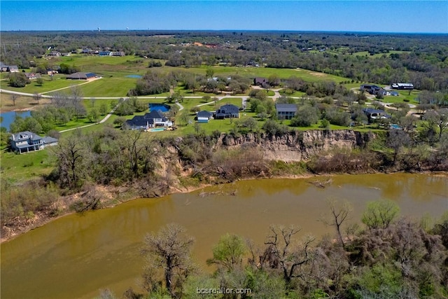7576 River Ridge Drive, College Station, TX 77845 - aerial overview of property's location with a nearby body of water