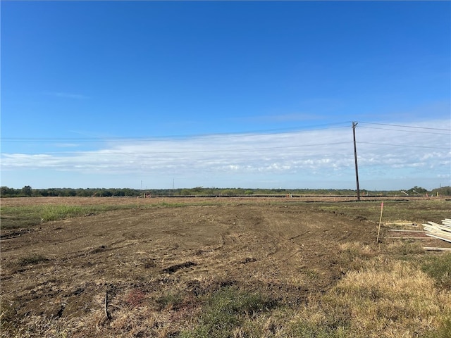 view of landscape with a rural view