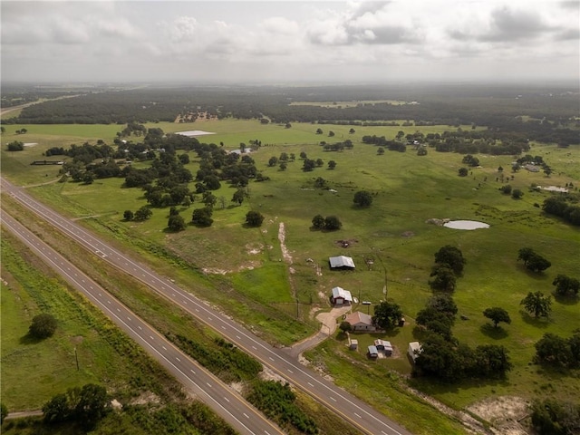 4454 Fm 60 E, Somerville, TX 77879 - aerial view of property and surrounding area featuring rural landscape and a major roadway