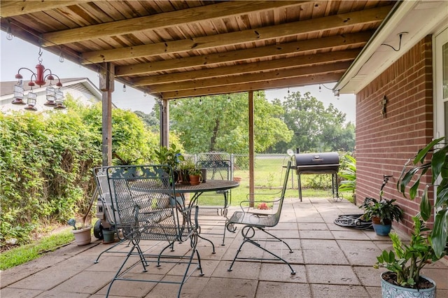 9939 County Road 272, Somerville, TX 77879 - view of patio with area for grilling
