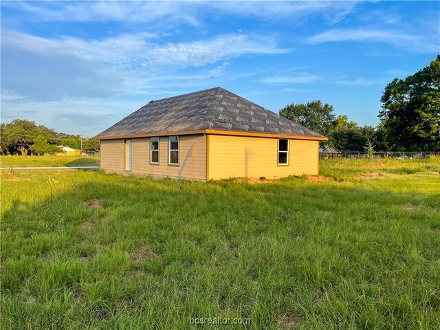 view of side of property