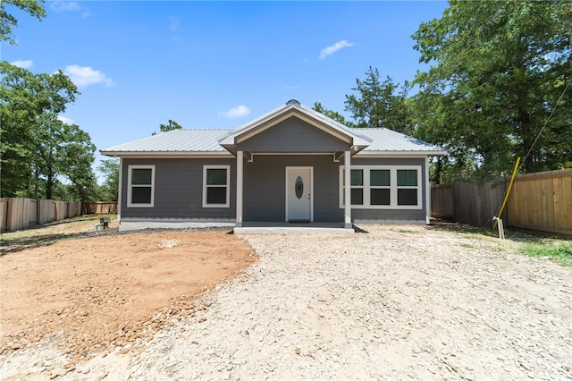 view of ranch-style home