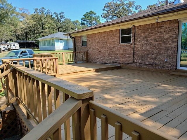 view of deck