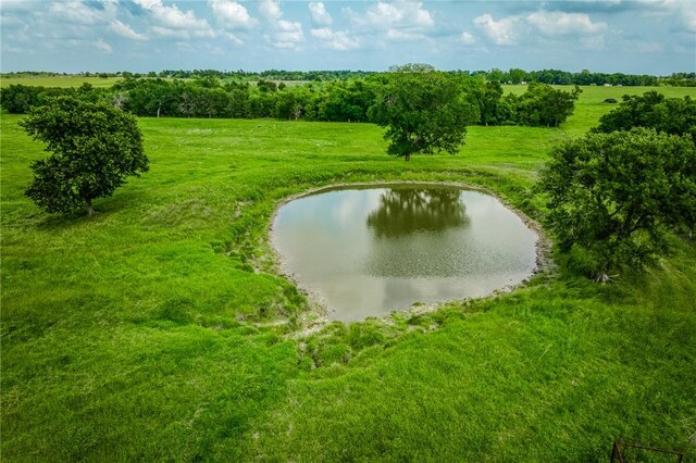 18222 N Fm 486, Buckholts, TX 76518 - birds eye view of property with a water view and a rural view