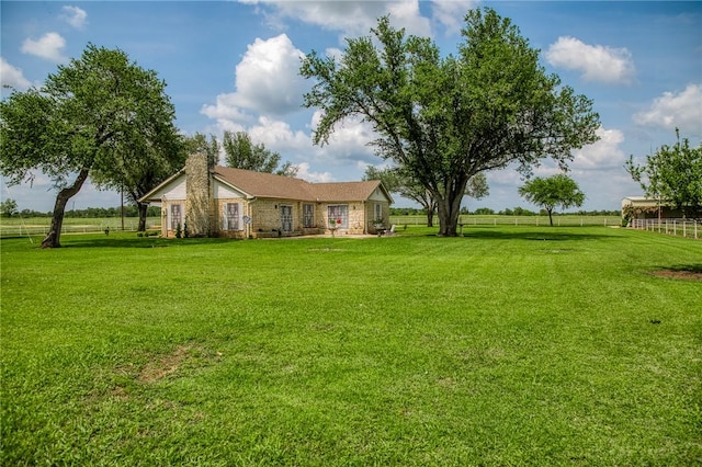 18222 N Fm 486, Buckholts, TX 76518 - view of yard with fence