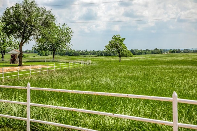 18222 N Fm 486, Buckholts, TX 76518 - view of yard with fence and a rural view