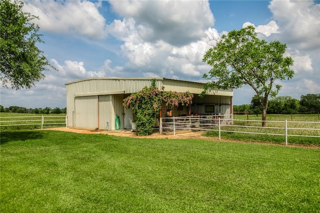 18222 N Fm 486, Buckholts, TX 76518 - view of outbuilding featuring an exterior structure, a rural view, and an outbuilding