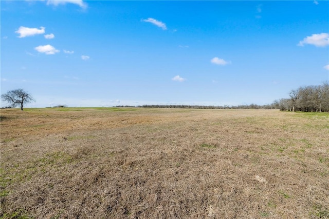 view of landscape featuring a rural view