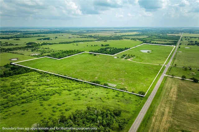 18222 N Fm 486, Buckholts, TX 76518 - bird's eye view featuring a rural view