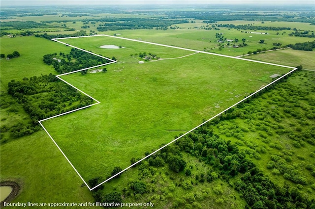 18222 N Fm 486, Buckholts, TX 76518 - bird's eye view featuring a rural view