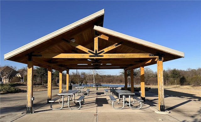 view of property's community featuring a gazebo