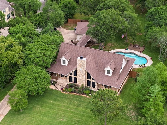 aerial view