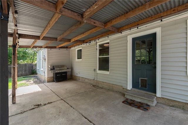 750 Garden Acres Blvd, Bryan, TX 77802 - view of patio / terrace with an attached carport and a grill