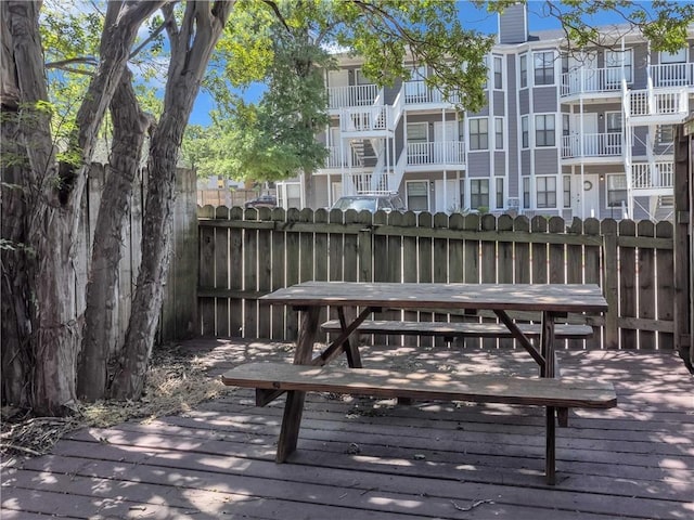 view of deck