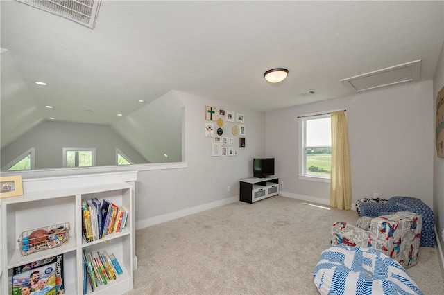 9159 Fm 1362 N, Caldwell, TX 77836 - unfurnished room with carpet, recessed lighting, and lofted ceiling