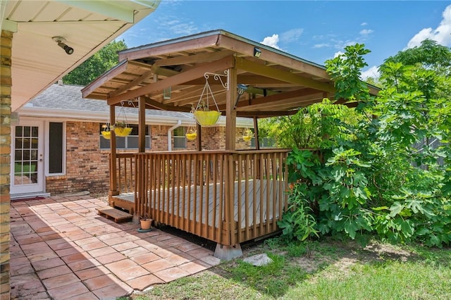 1905 Nueces Dr, College Station, TX 77840 - view of wooden deck